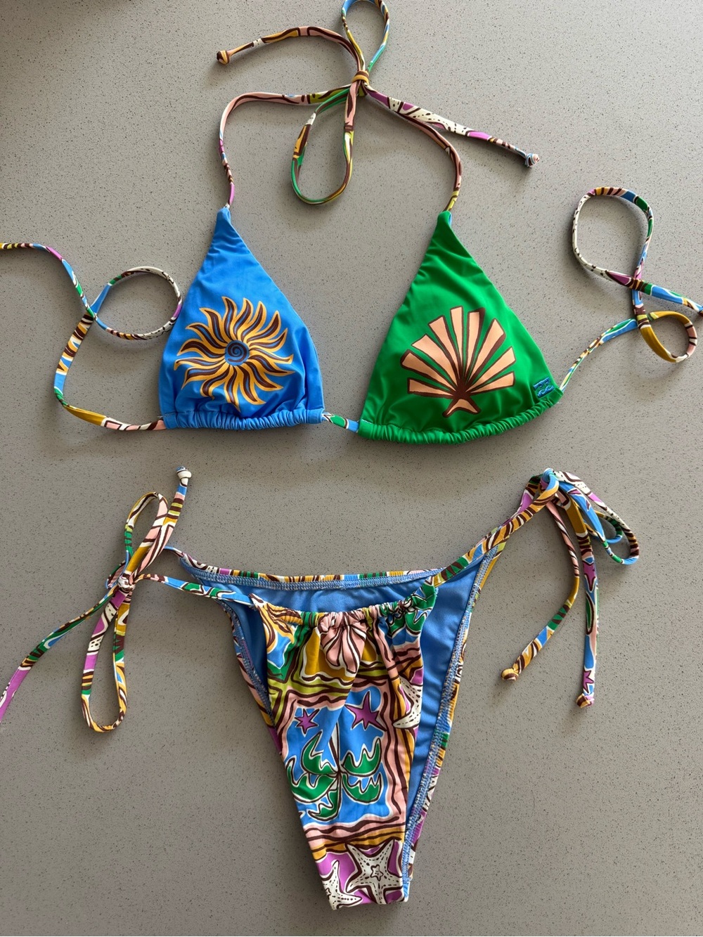 Billabong Heat Dream Remi Triangle Bikini Set